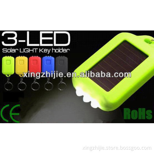 solar cell led key ring